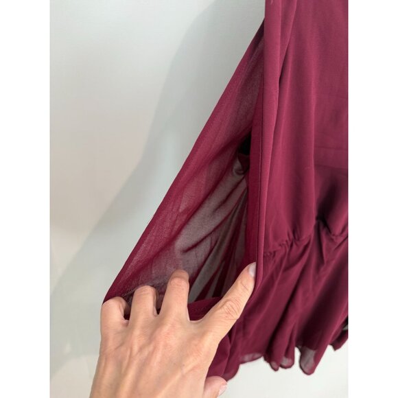 Brand new Lulus Luck & Love 3/4 Sleeve Romper, size medium - Picture 9 of 16